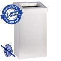 MERIDA STELLA OPEN WASTE BIN 45L , SATIN STEEL WITH AFP COATING